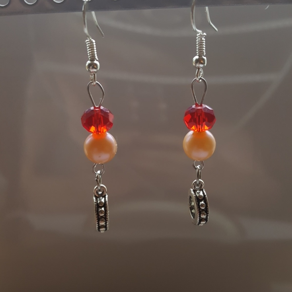 2Pc Set// Red❤️Bracelet and earrings ❤️ - Picture 2 of 3